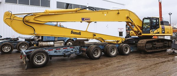 PC490LC Long Reach